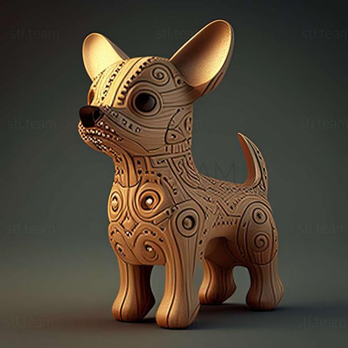 3D model Coco dog famous animal (STL)